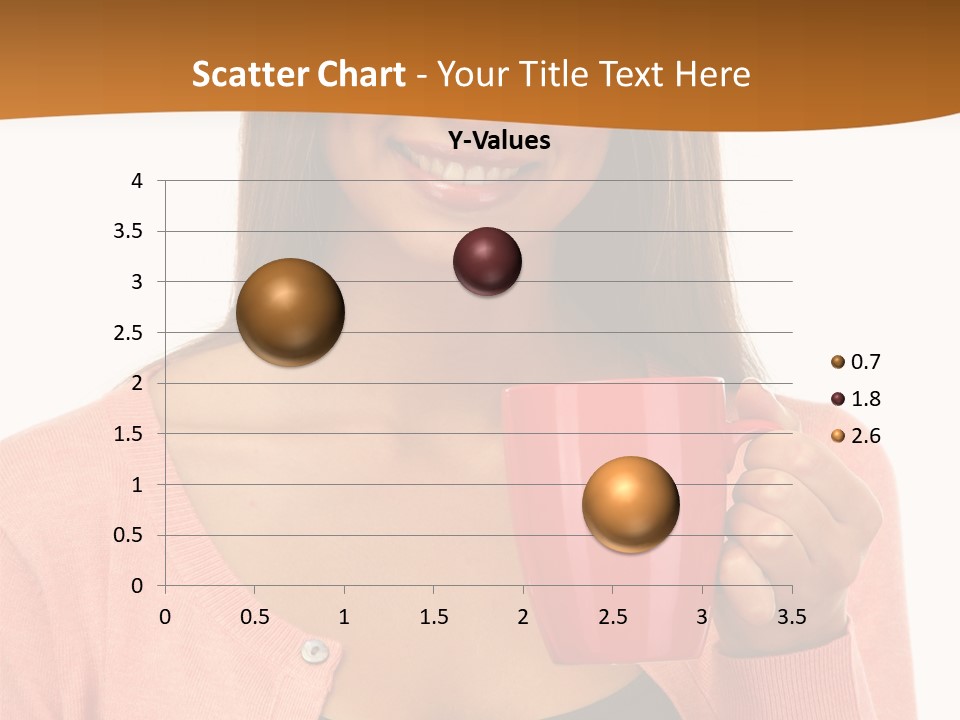 Mug Youth Girl PowerPoint Template