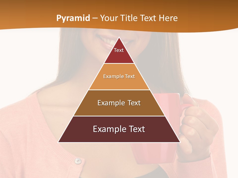 Mug Youth Girl PowerPoint Template