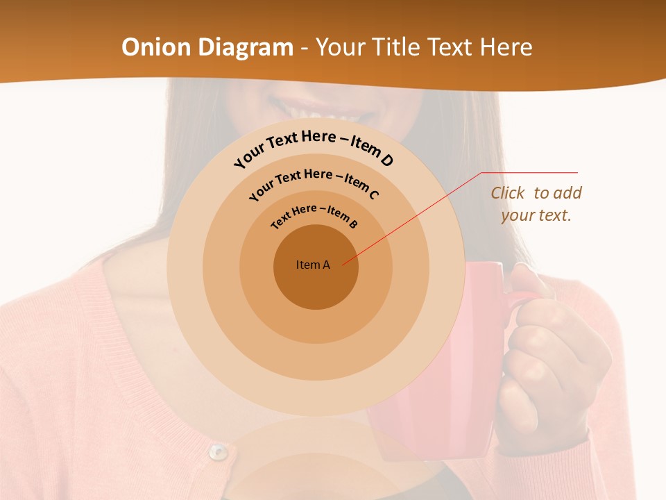 Mug Youth Girl PowerPoint Template