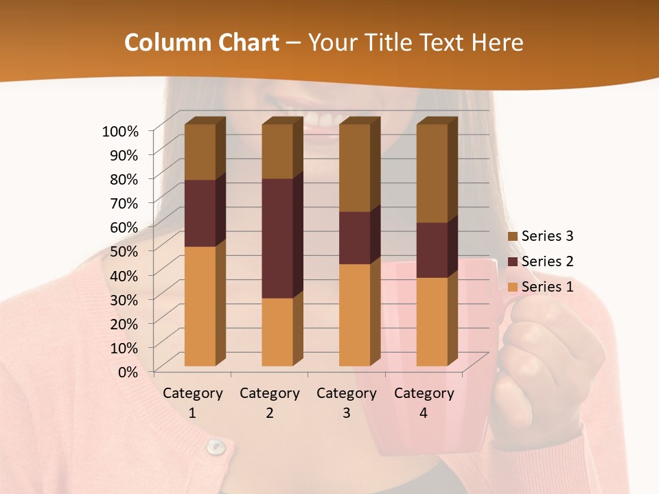 Mug Youth Girl PowerPoint Template