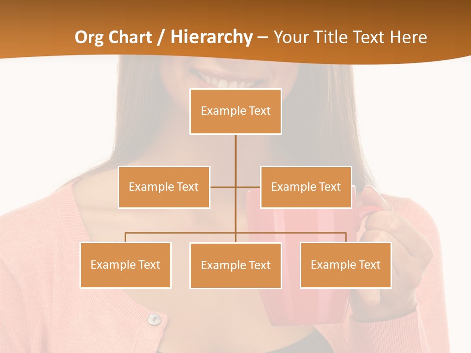 Mug Youth Girl PowerPoint Template