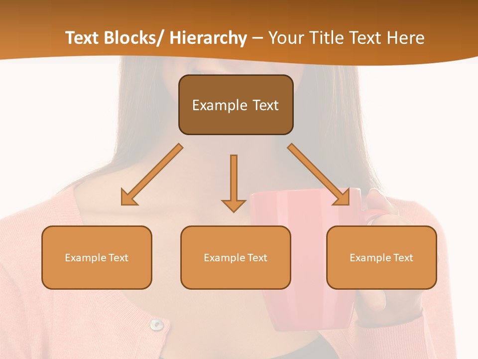 Mug Youth Girl PowerPoint Template