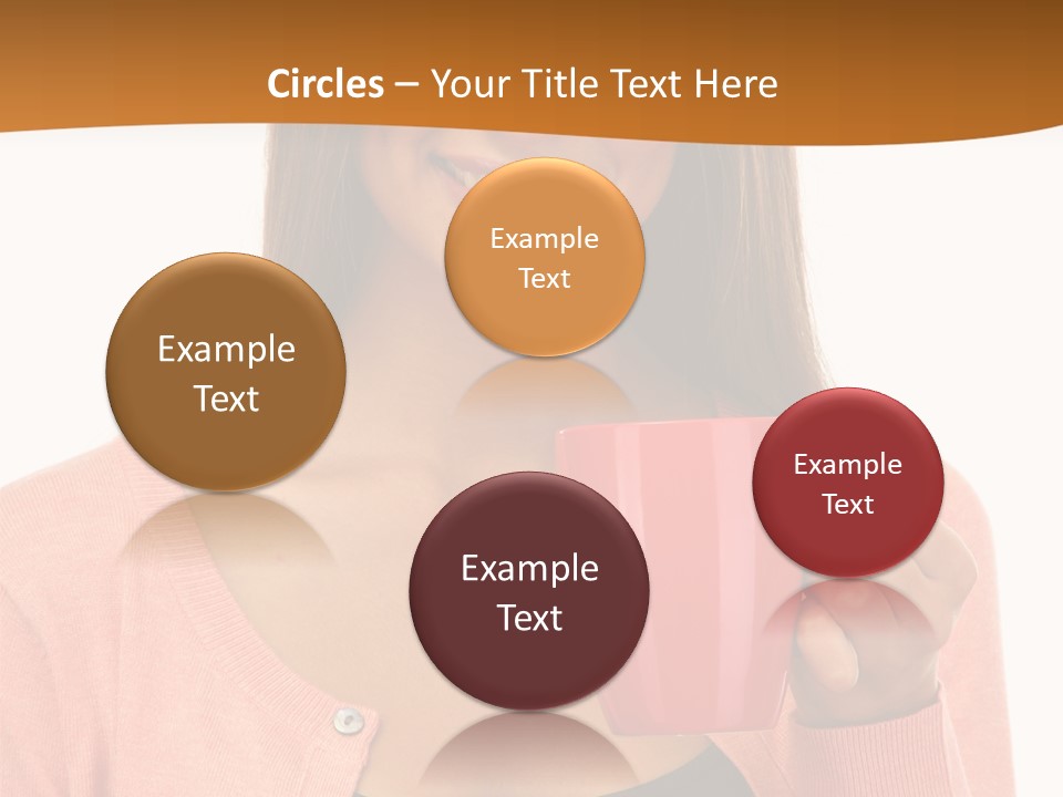 Mug Youth Girl PowerPoint Template