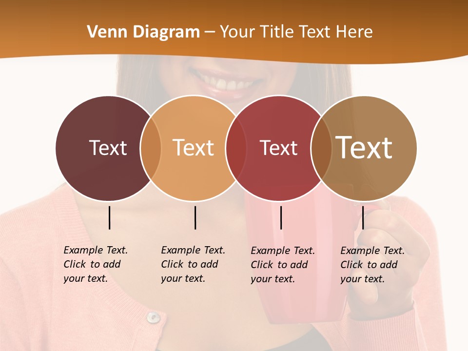 Mug Youth Girl PowerPoint Template