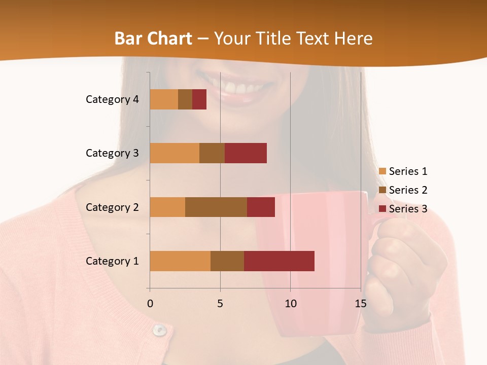 Mug Youth Girl PowerPoint Template