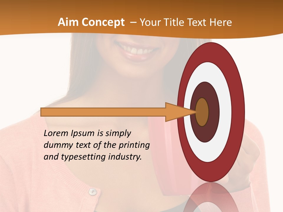 Mug Youth Girl PowerPoint Template