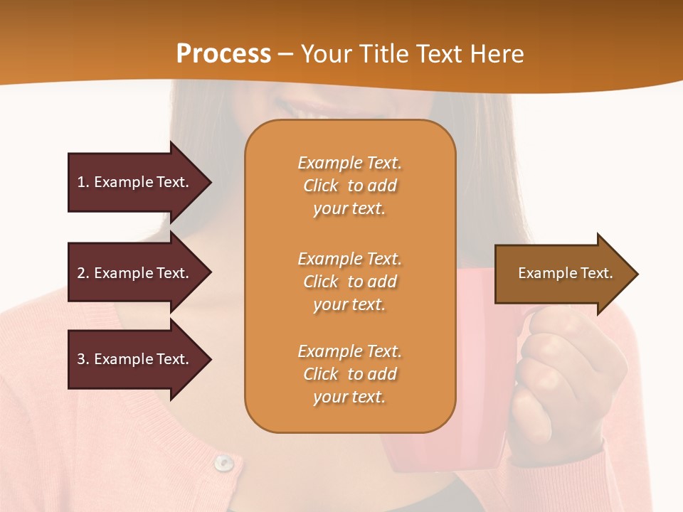 Mug Youth Girl PowerPoint Template