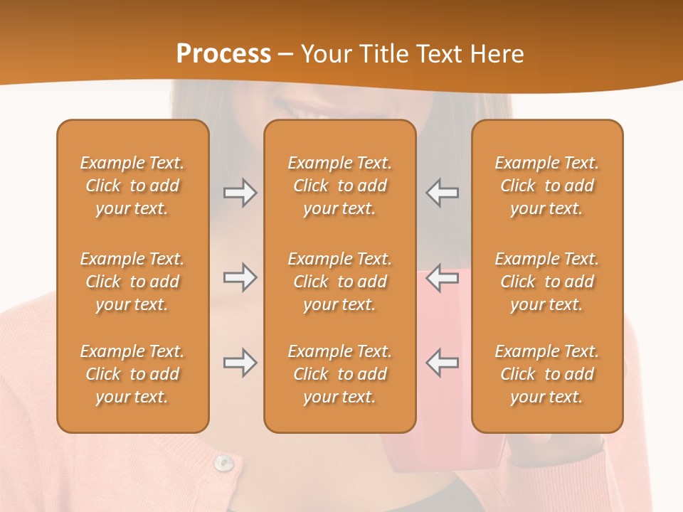 Mug Youth Girl PowerPoint Template