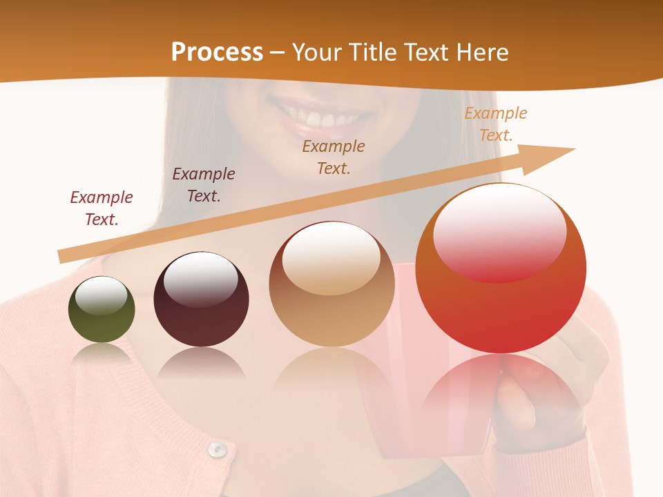 Mug Youth Girl PowerPoint Template