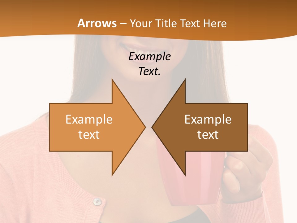 Mug Youth Girl PowerPoint Template