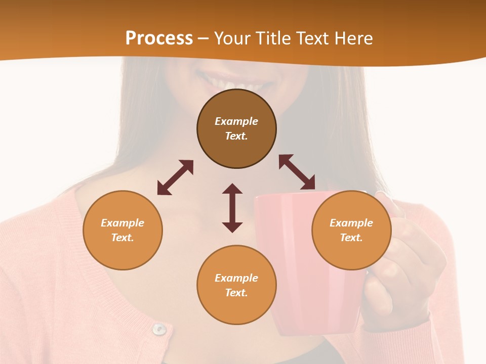 Mug Youth Girl PowerPoint Template