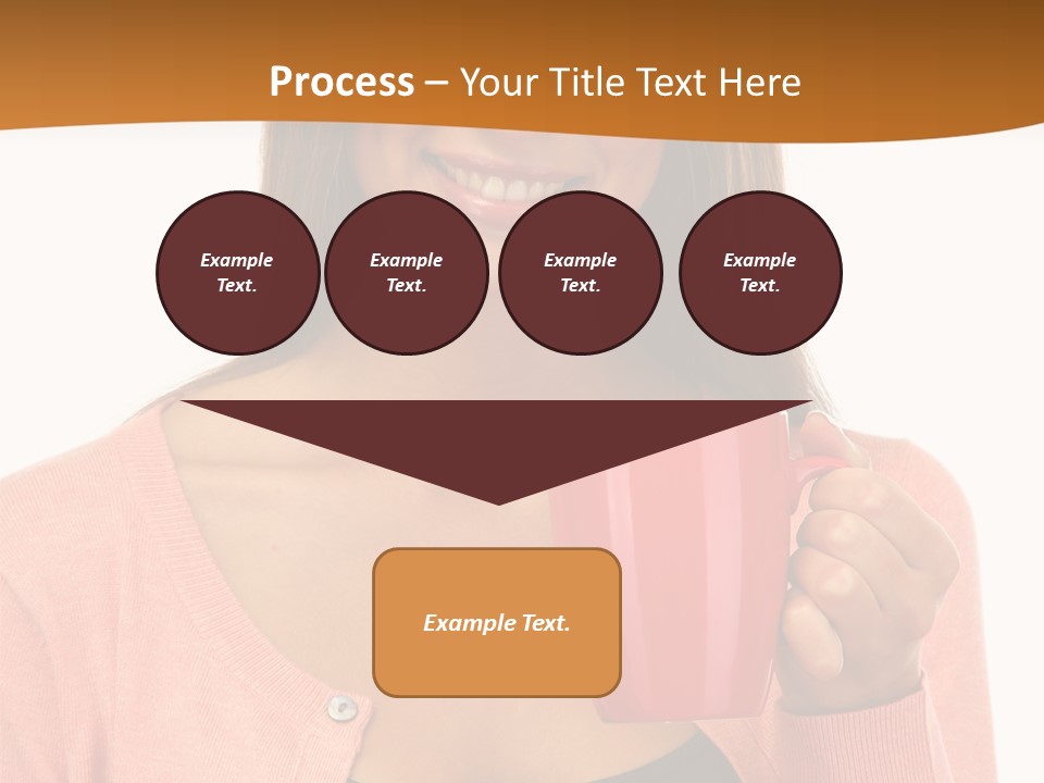 Mug Youth Girl PowerPoint Template