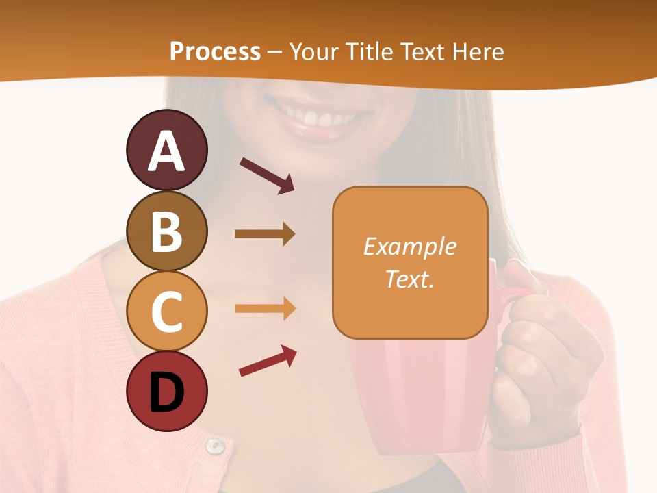 Mug Youth Girl PowerPoint Template