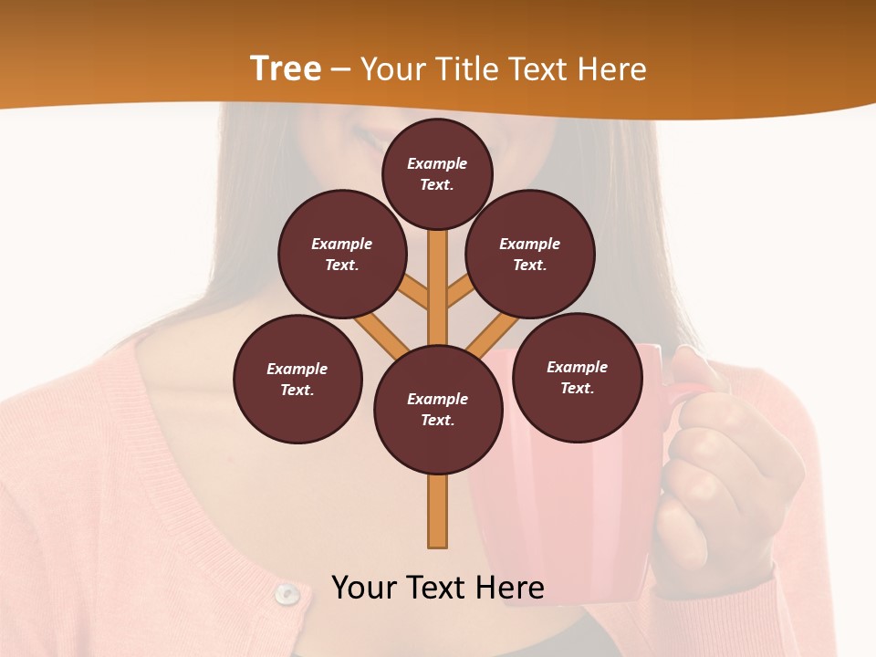 Mug Youth Girl PowerPoint Template