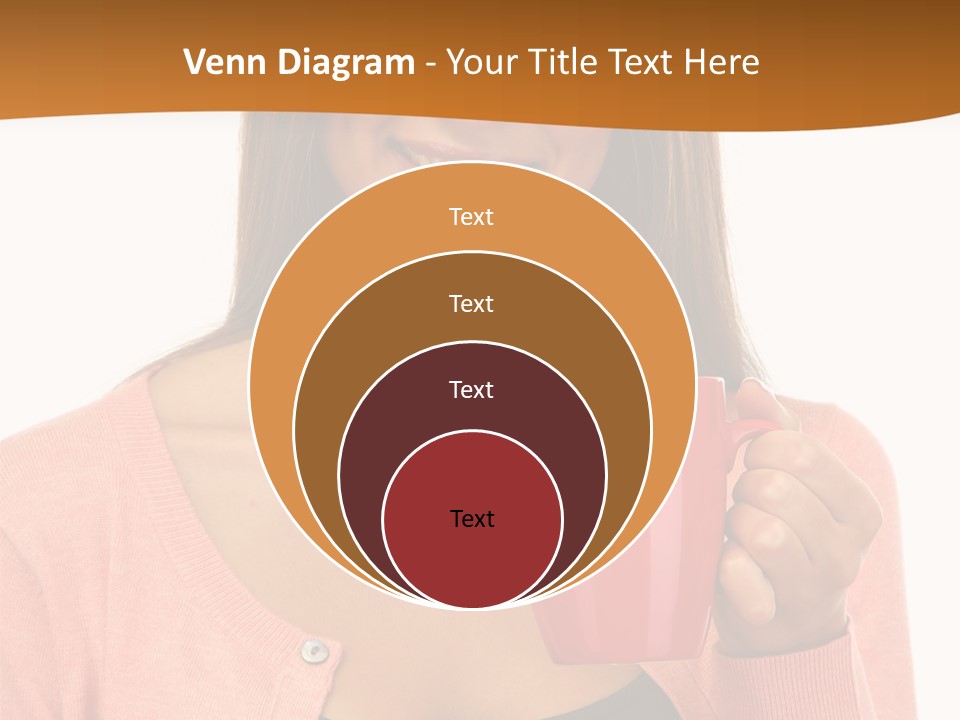 Mug Youth Girl PowerPoint Template