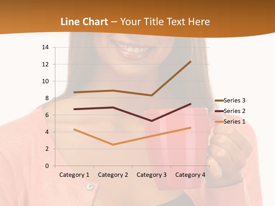 Mug Youth Girl PowerPoint Template
