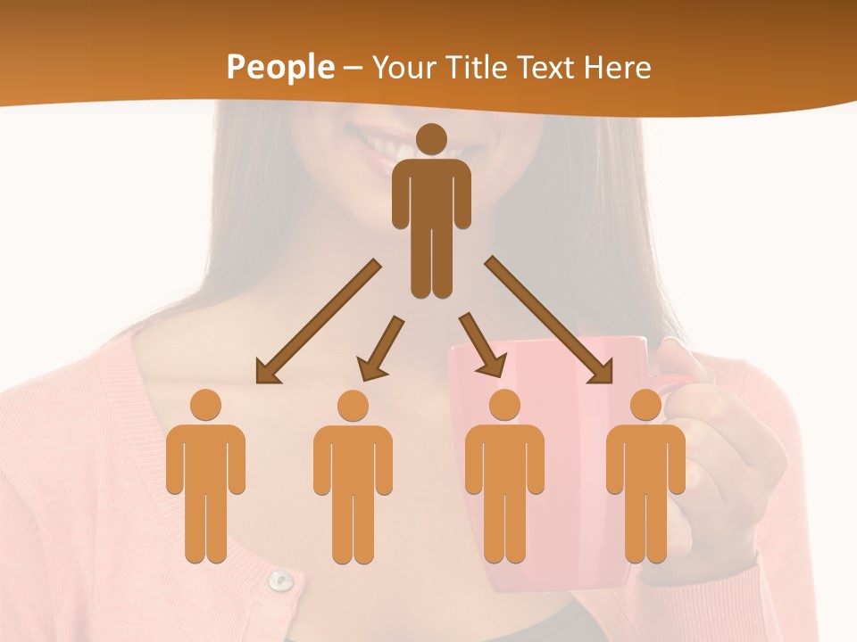 Mug Youth Girl PowerPoint Template