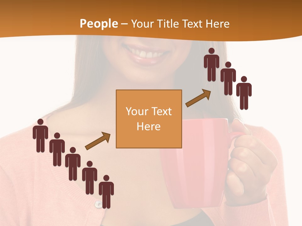 Mug Youth Girl PowerPoint Template