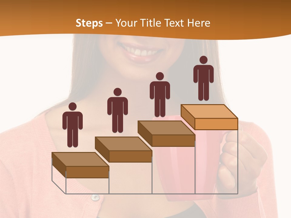 Mug Youth Girl PowerPoint Template