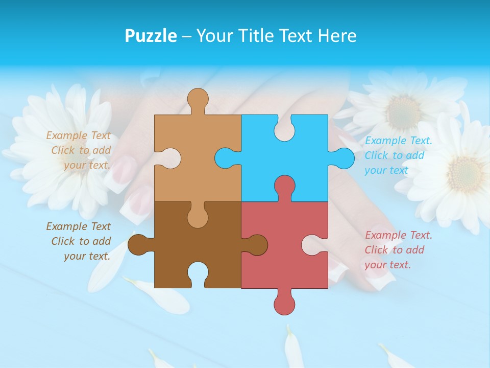 Lacquer Wellness Forefinger PowerPoint Template