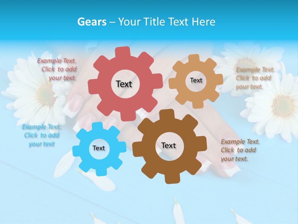 Lacquer Wellness Forefinger PowerPoint Template