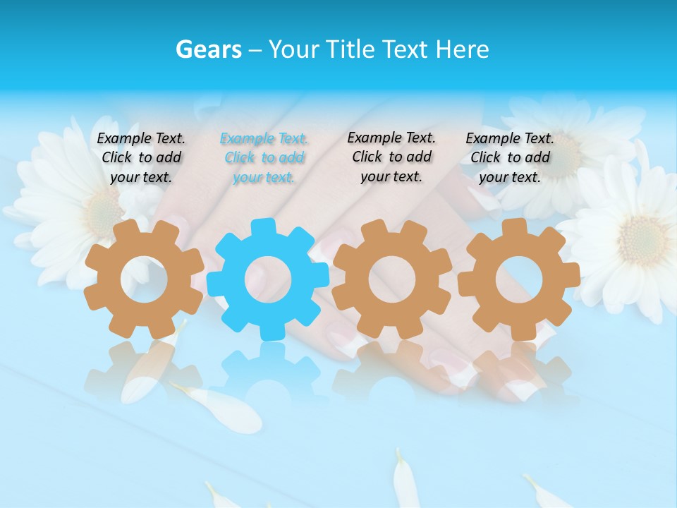 Lacquer Wellness Forefinger PowerPoint Template