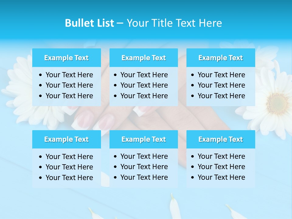 Lacquer Wellness Forefinger PowerPoint Template