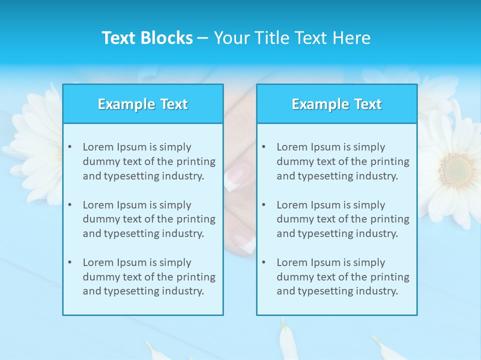Lacquer Wellness Forefinger PowerPoint Template