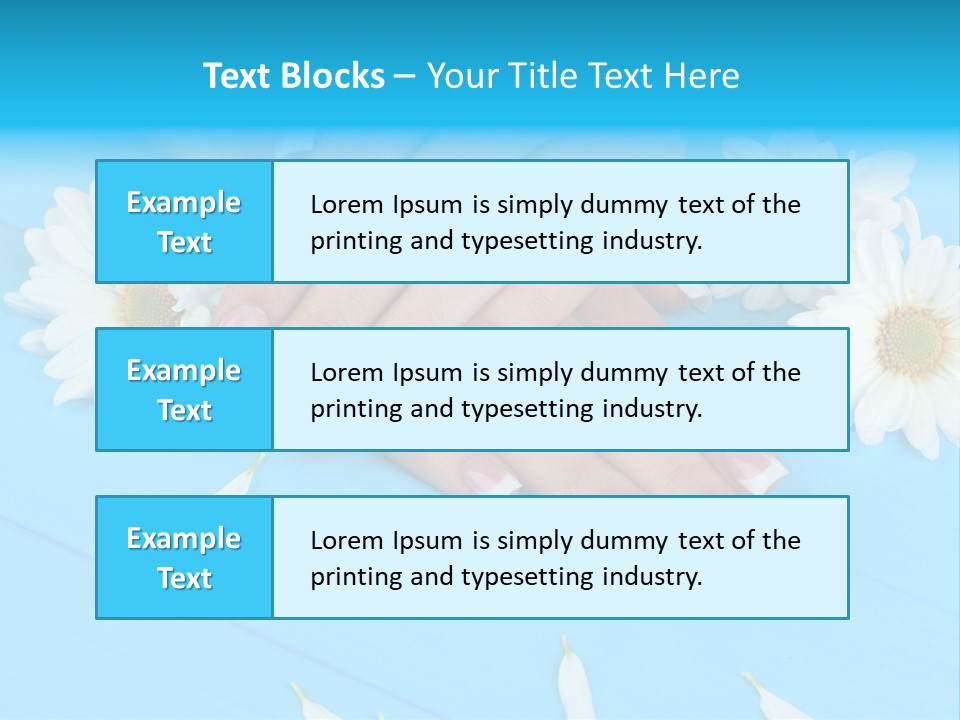 Lacquer Wellness Forefinger PowerPoint Template