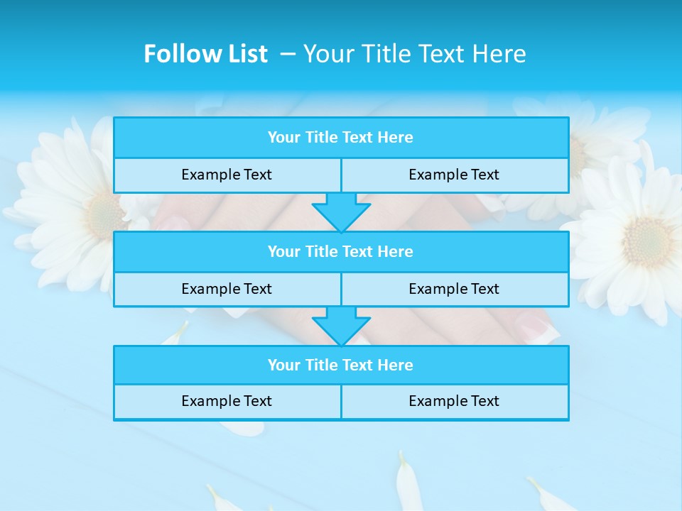 Lacquer Wellness Forefinger PowerPoint Template