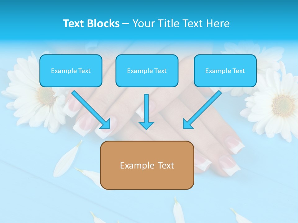 Lacquer Wellness Forefinger PowerPoint Template