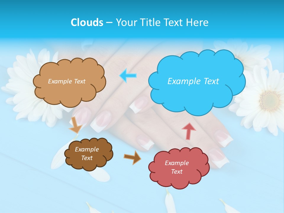 Lacquer Wellness Forefinger PowerPoint Template