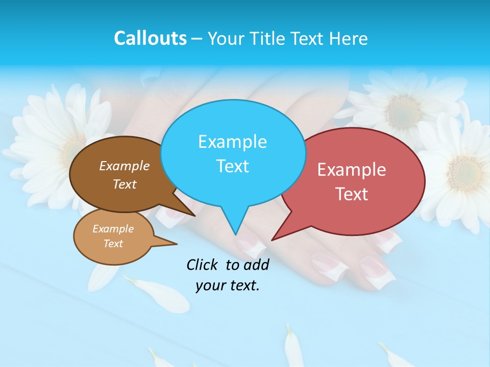 Lacquer Wellness Forefinger PowerPoint Template
