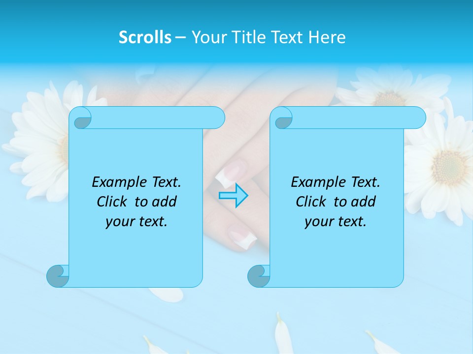 Lacquer Wellness Forefinger PowerPoint Template