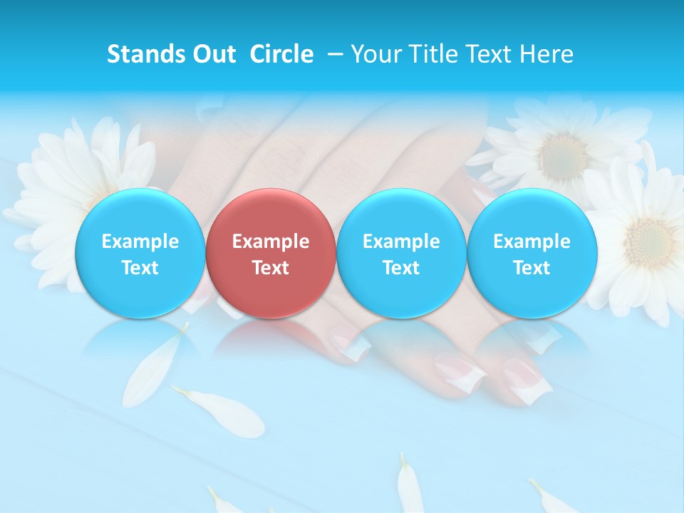 Lacquer Wellness Forefinger PowerPoint Template