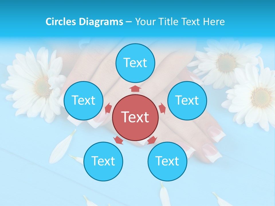 Lacquer Wellness Forefinger PowerPoint Template