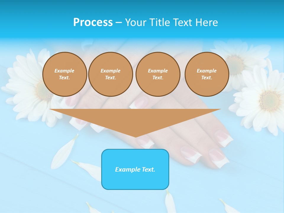 Lacquer Wellness Forefinger PowerPoint Template