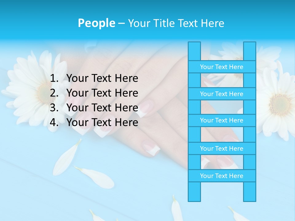 Lacquer Wellness Forefinger PowerPoint Template