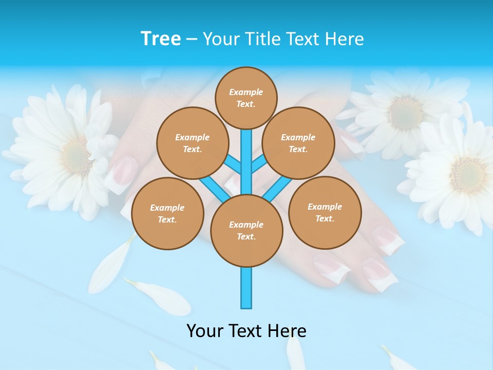 Lacquer Wellness Forefinger PowerPoint Template