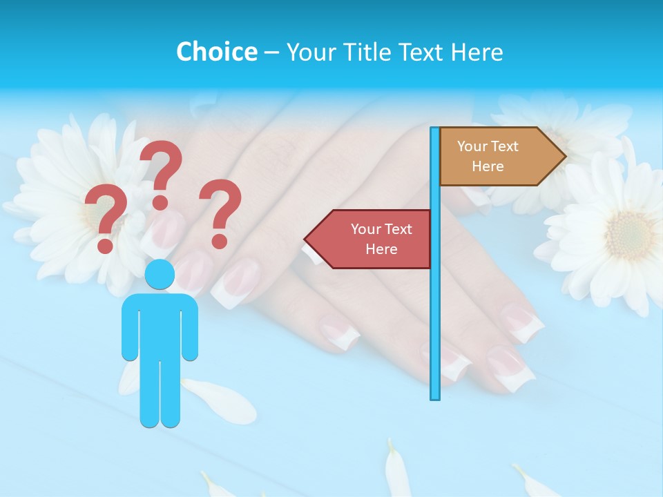 Lacquer Wellness Forefinger PowerPoint Template