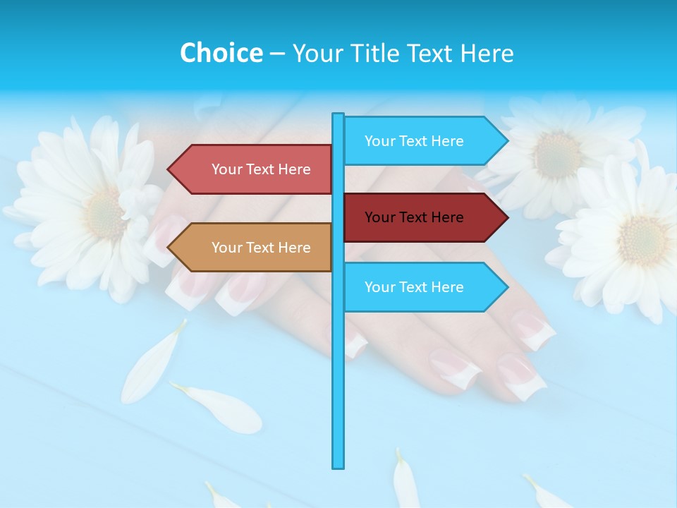 Lacquer Wellness Forefinger PowerPoint Template