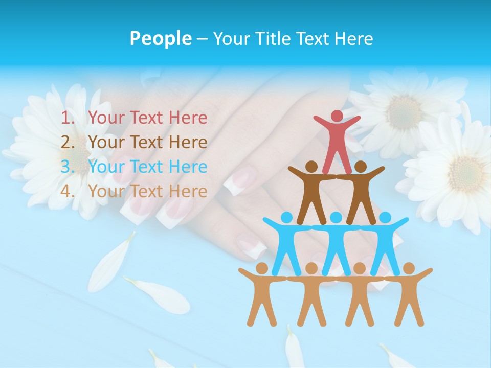 Lacquer Wellness Forefinger PowerPoint Template