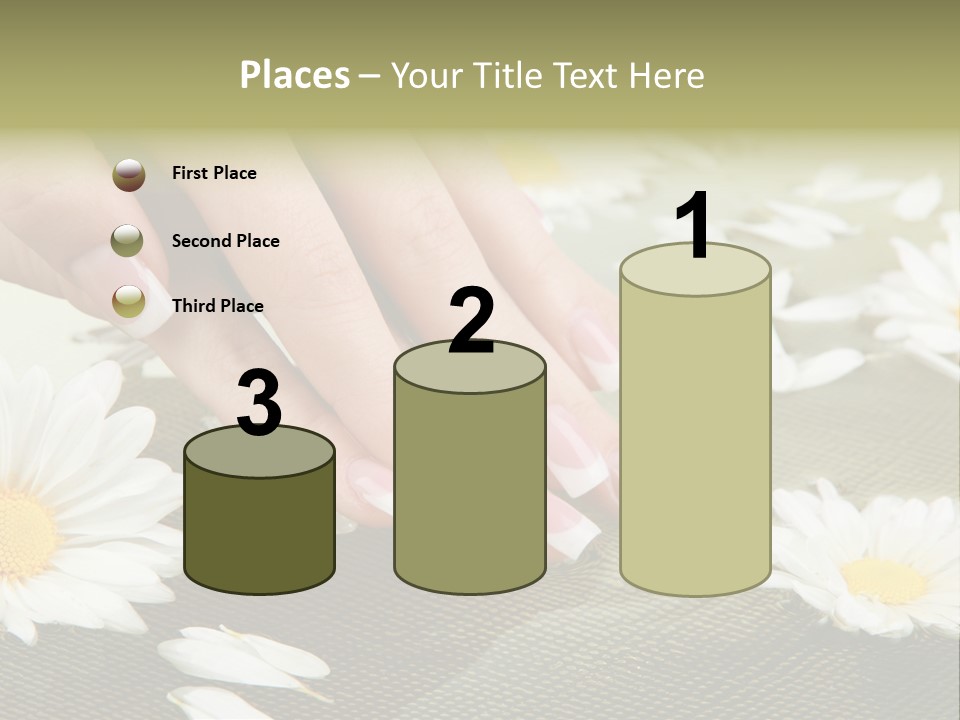 Girl Hand Bright PowerPoint Template