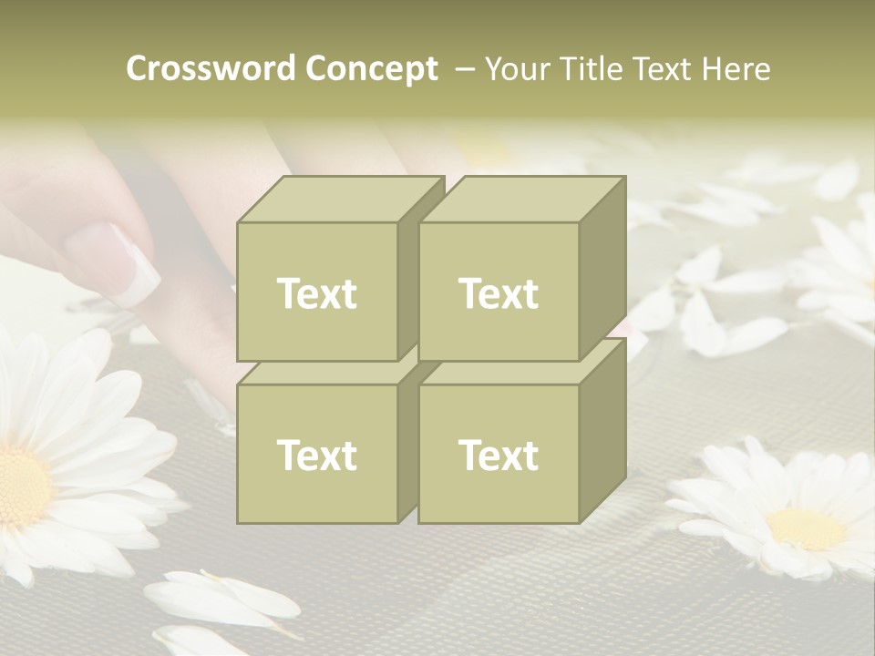 Girl Hand Bright PowerPoint Template