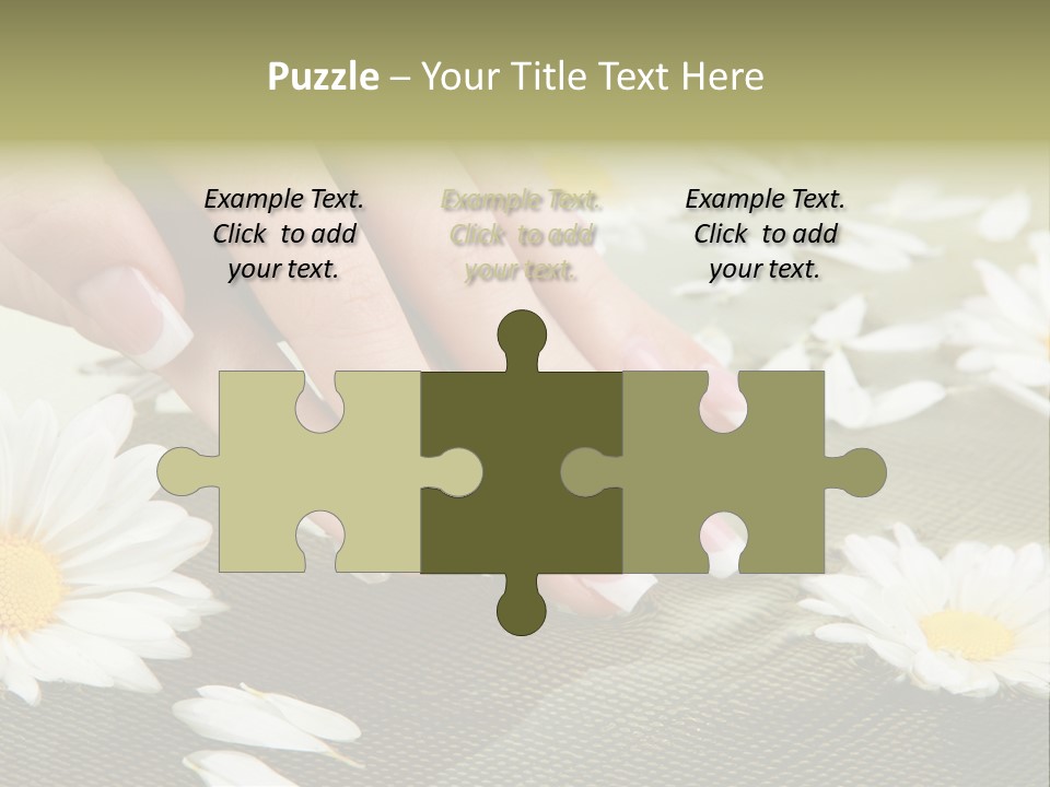 Girl Hand Bright PowerPoint Template