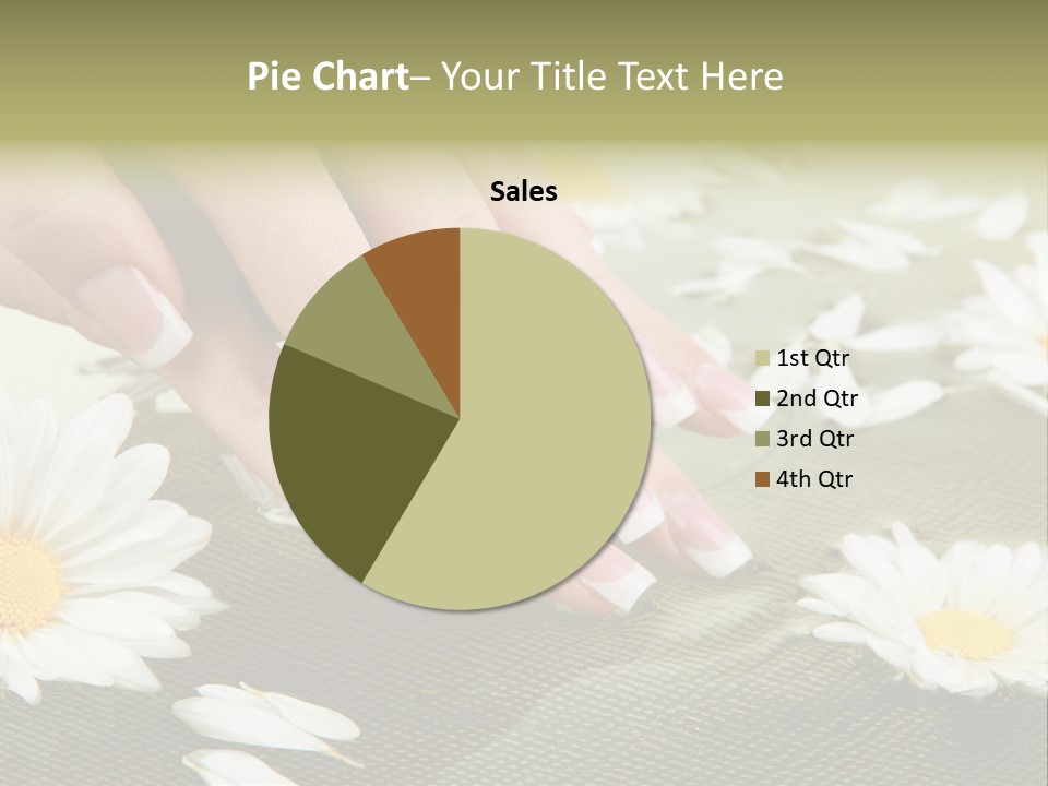 Girl Hand Bright PowerPoint Template