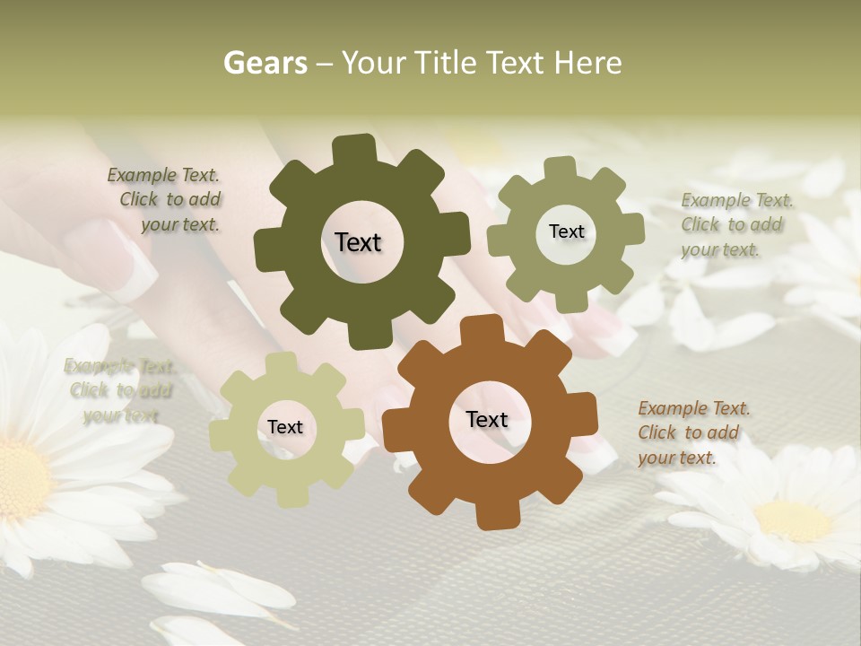 Girl Hand Bright PowerPoint Template