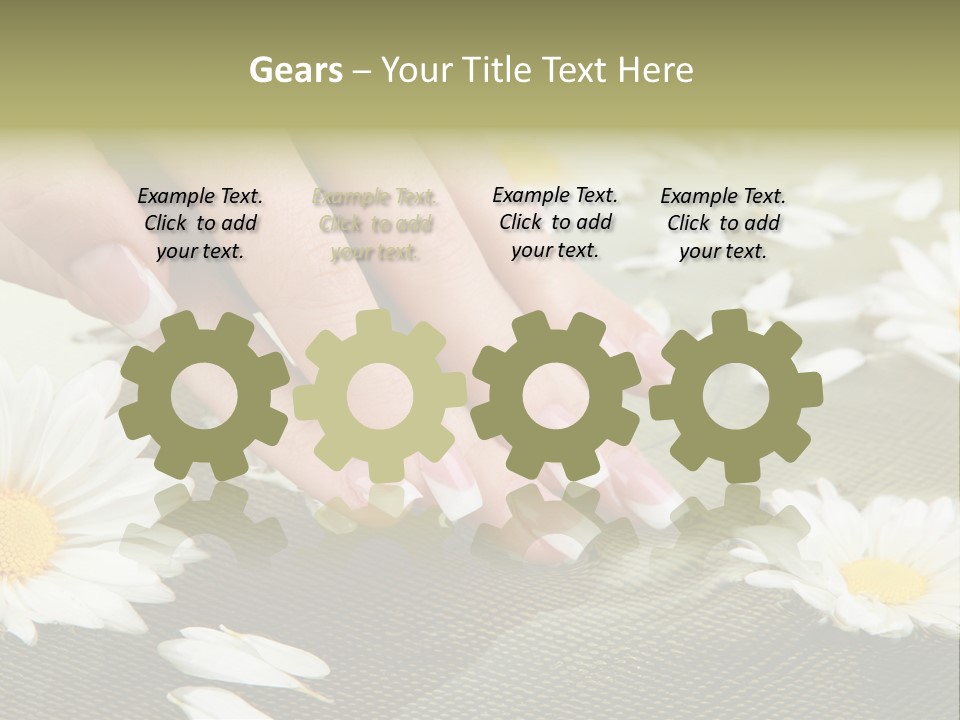 Girl Hand Bright PowerPoint Template