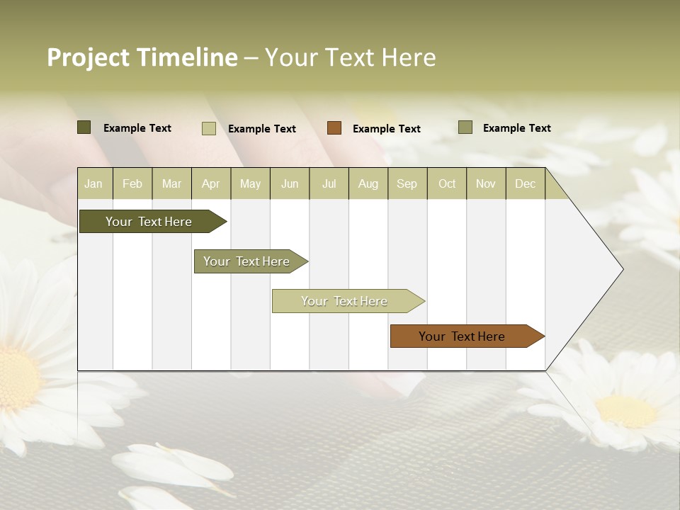 Girl Hand Bright PowerPoint Template