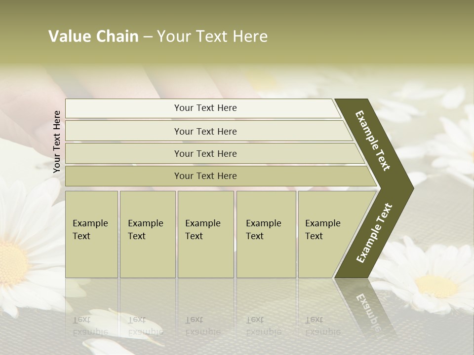 Girl Hand Bright PowerPoint Template